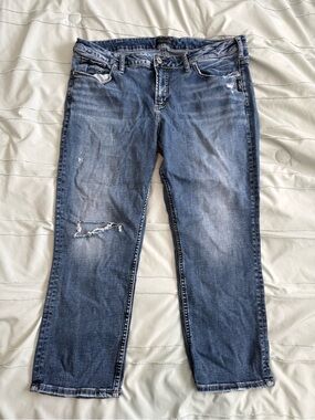 Silver Jeans Co. Elyse Capri Size 16
